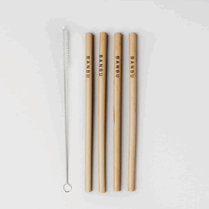 Pajitas de Bambú Reutilizables